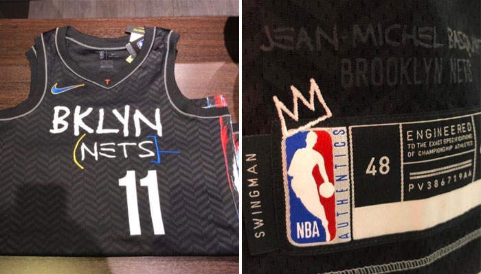 Le nouveau maillot des Nets, en hommage à Jean-Michael Basquiat