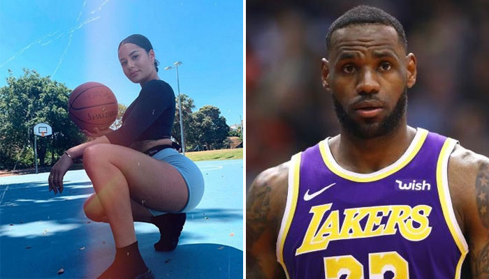 Katya Elise Henry a provoqué les fans des Lakers LeBron James NBA