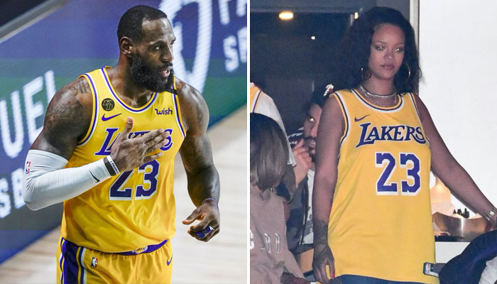 Rihanna a assisté à la victoire des Lakers depuis les tribunes virtuelles NBA Finals