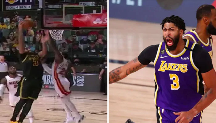 Anthony Davis se fait violemment contrer... par un arrière ! NBA