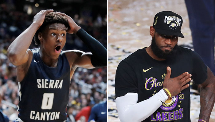 NBA - Pourquoi Bronny James était en tendance dès le titre gagné