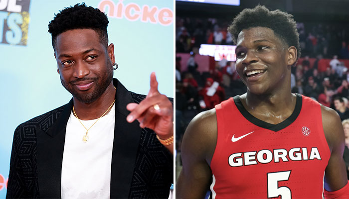 La légende NBA du Miami Heat, Dwyane Wade, ainsi que le jeune prospect issu de l’université de Georgia, Anthony Edwards