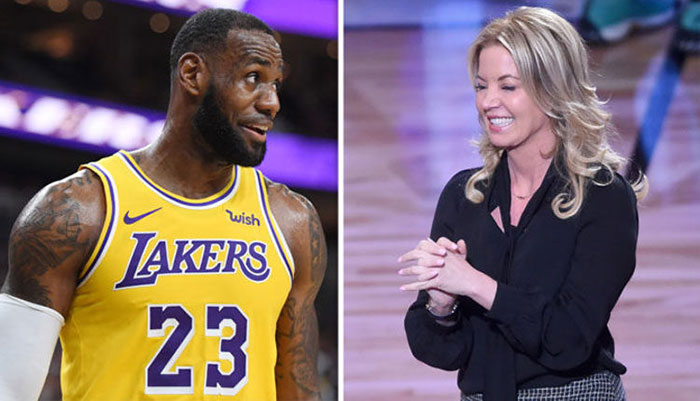 Jeanie Buss a été chaleureusement félicitée par LeBron James après le sacre des Lakers
