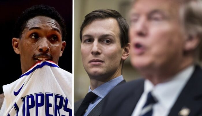 Lou Williams, Jared Kuschner et Donald Trump