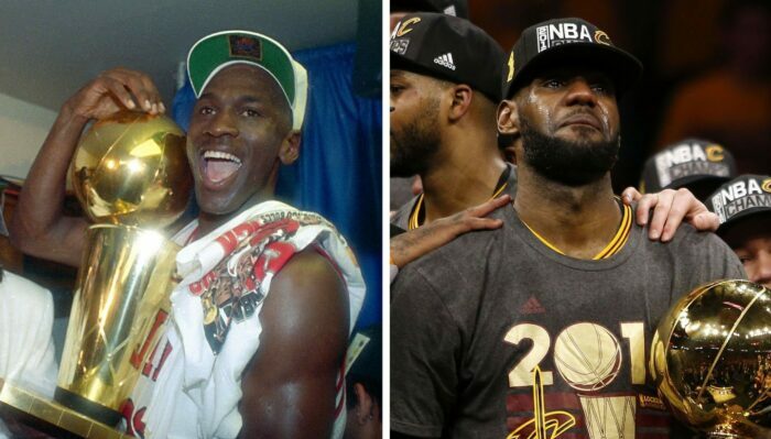 Michael Jordan et LeBron James