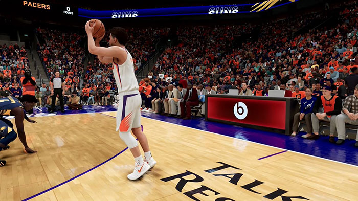 La reconnaissance de la ligne à 3-points améliorée dans NBA 2K21