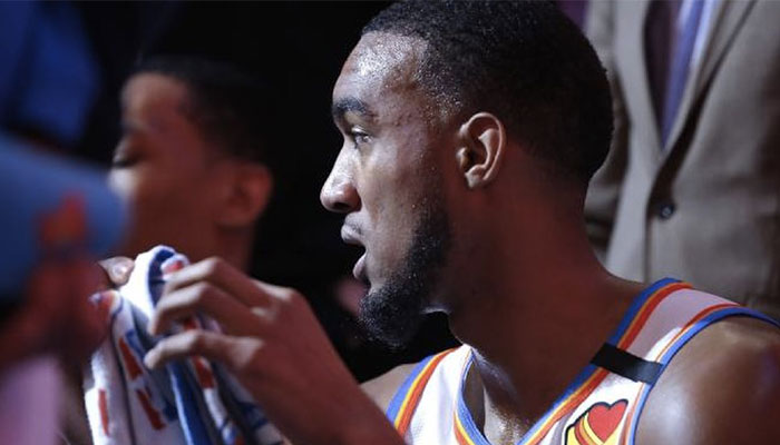 Le joueur NBA Terrance Ferguson sous les couleurs du Thunder d’Oklahoma City Thunder