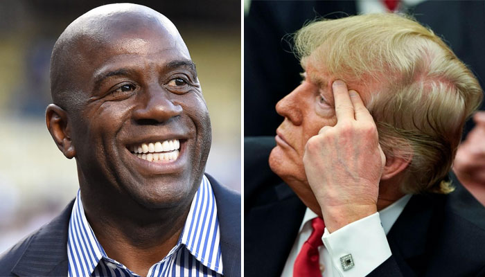 Magic Johnson s'est réjouis de la défaite de Donald Trump NBA