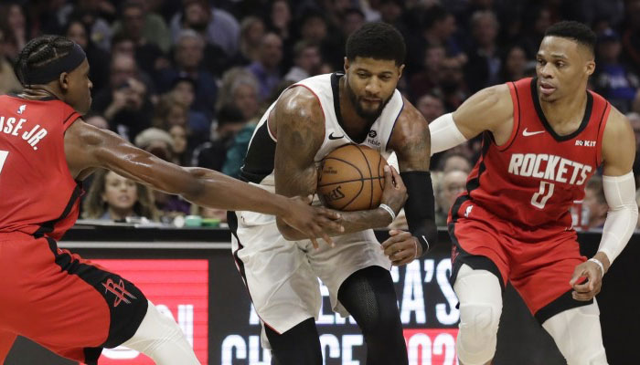 Paul George et Russell Westbrook ont été évoqués dans un échange entre Clippers et Rockets