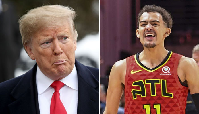 Trae Young a eu une réaction NSFW à la défaite de Donald Trump NBA