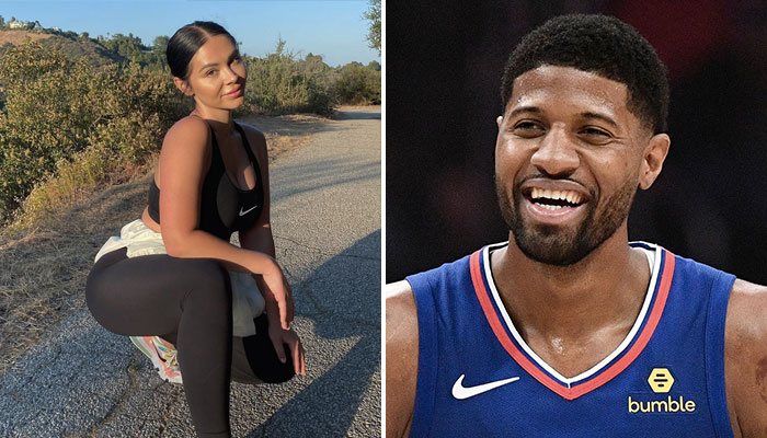 Daniela Rajic (gauche), fiancée de la star des Los Angeles Clippers Paul George (droite)