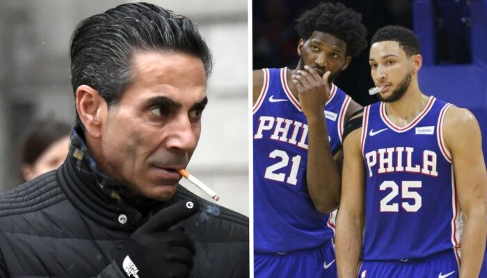 Joey Merlino, Joel Embiid et Ben Simmons