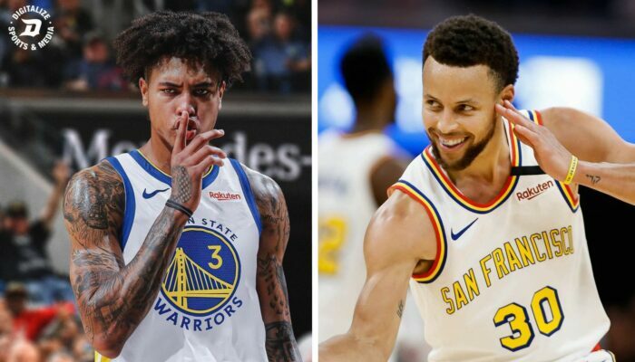 Kelly Oubre et Stephen Curry