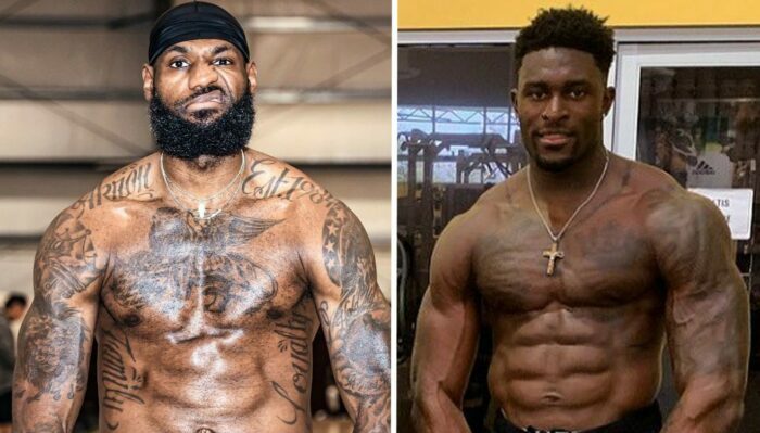 LeBron James et DK Metcalf