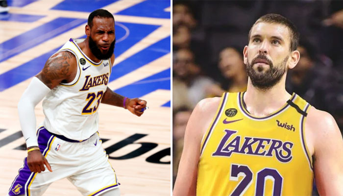 LeBron James souhaite la bienvenue à Marc Gasol aux Lakers NBA