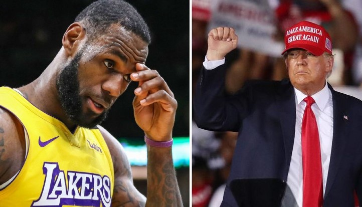 LeBron James et Donald Trump