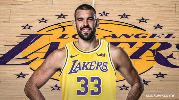 Marc Gasol sous le maillot des Lakers