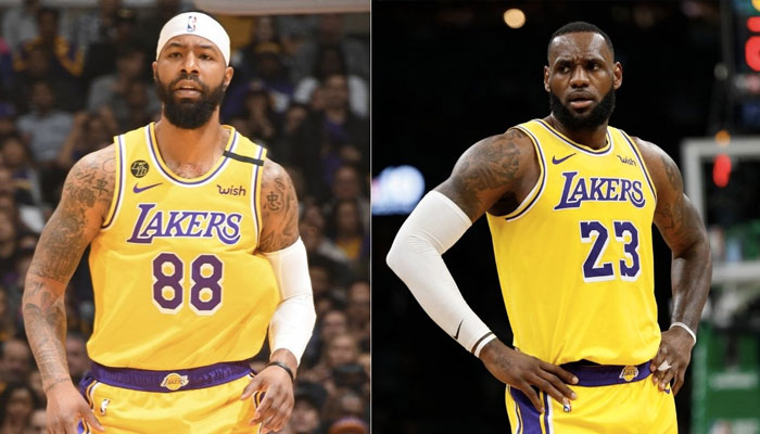 LeBron James Markieff Morris Lakers