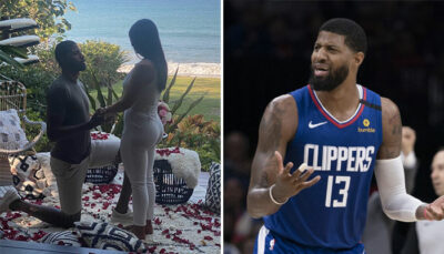 NBA – Paul George se fiance, les réseaux le saccagent