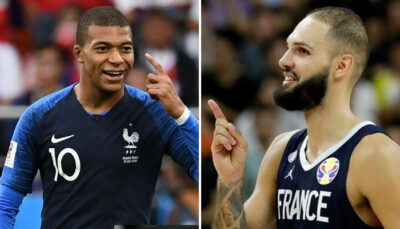 NBA – Evan Fournier réagit à une séquence virale de Kylian Mbappé