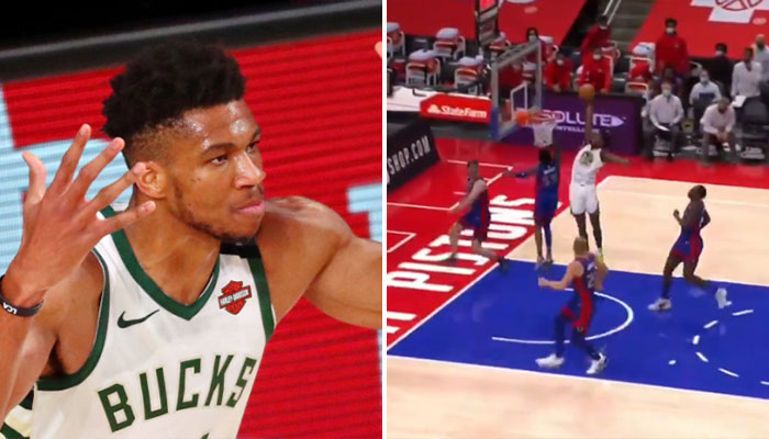 Le rookie des Warriors sort un move fou à la Giannis ! NBA