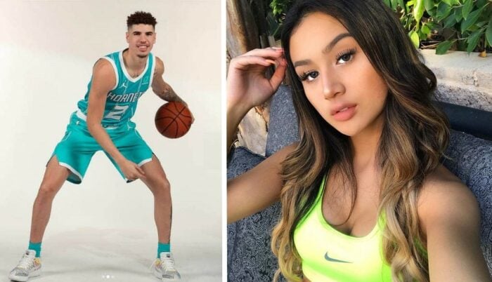 LaMelo Ball et Ashley Alvano