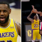 NBA – LeBron se fait salement contrer au cercle !