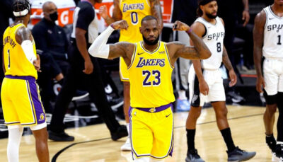 NBA – Panier clutch, triple-double : LeBron régale contre les Spurs