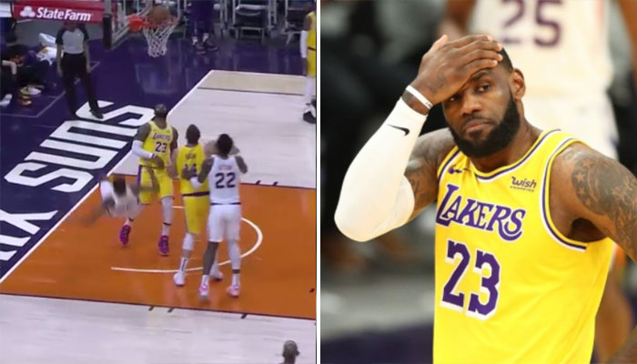 LeBron auteur d'un vilain geste sur un adversaire ? NBA