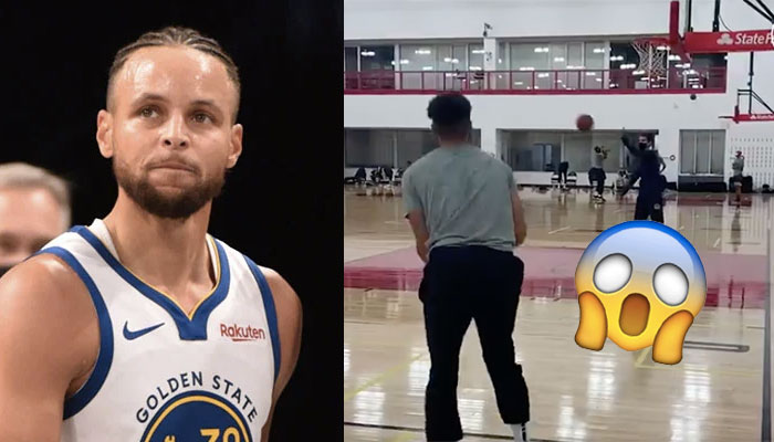 La vidéo hallucinante de Steph Curry à l'entraînement NBA