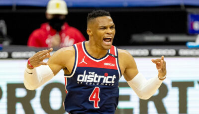 NBA – Russell Westbrook rejoint le seul Wilt Chamberlain dans un club à 2 !