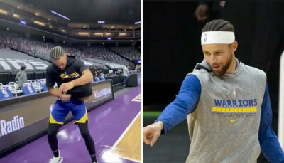 NBA – L’avant-match archi-insolent de Steph Curry