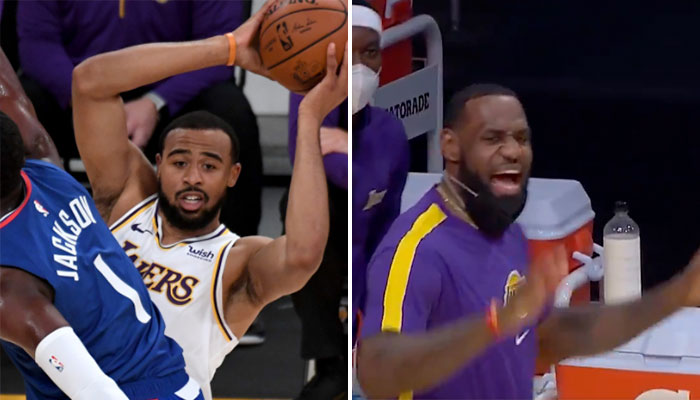 La pépite des Lakers atomise les Clippers, LeBron n'en croit pas ses yeux ! NBA