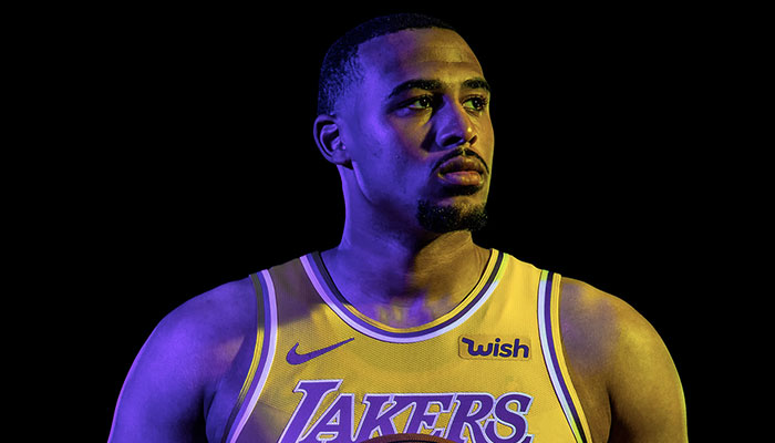 Le jeune arrière NBA des Los Angeles Lakers, Talen Horton-Tucker