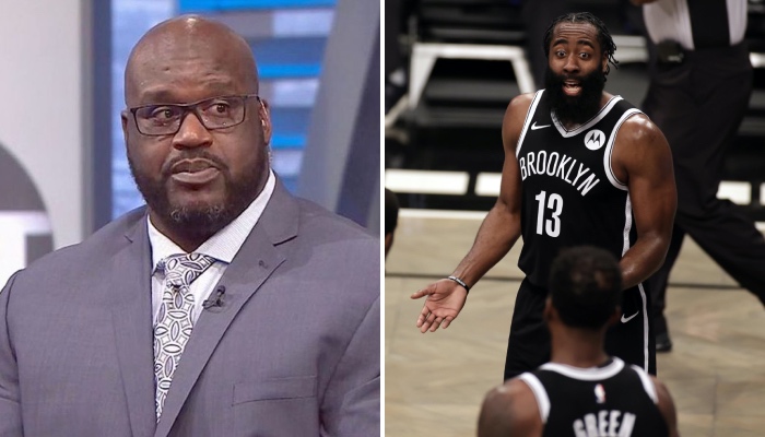 Shaquille O'Neal s'est emporté contre James Harden après son arrivée aux Nets