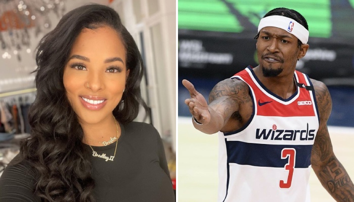 Kamiah Adams-Beal, la femme de Bradley, a publié des messages anti-vaccin polémique sur Instagram NBA