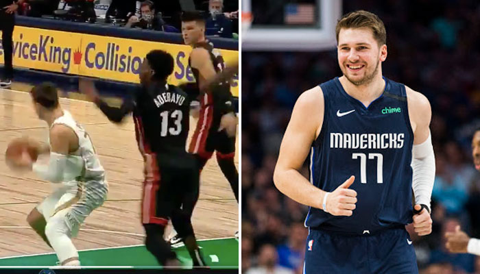 Luka Doncic a lâché un Dream Shake sur Bam Adebayo NBA