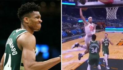 NBA – Giannis détruit sur un incroyable poster !