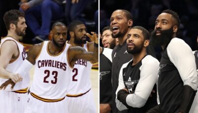 NBA – Kyrie Irving salement snobé par Kevin Love, LeBron réagit !