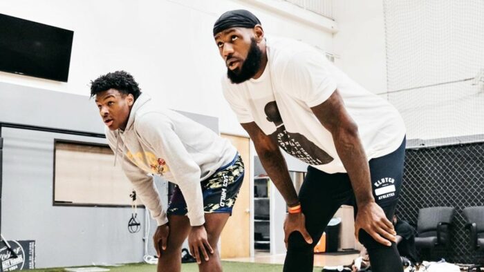 LeBron James et Bronny James