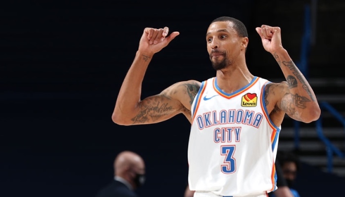 Le meneur vétéran du Thunder d'Oklahoma City, George Hill