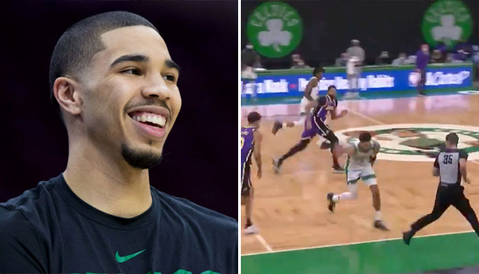 La passe magistrale réussie par Jayson Tatum contre les Lakers NBA