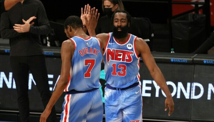 Kevin Durant James Harden Brooklyn Nets