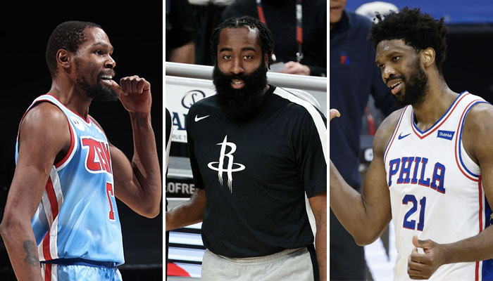 La superstar des Houston Rockets, James Harden, a le choix entre les Brooklyn Nets de Kevin Durant et les Phialdelphia 76ers de Joel Embiid pour son trade