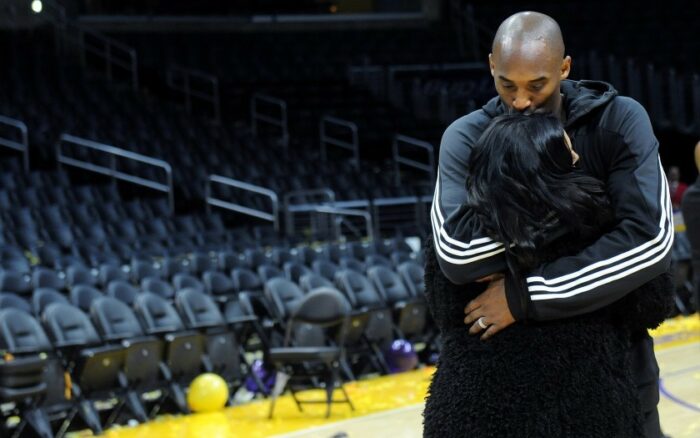 Kobe et Vanessa Bryant au Staples Center