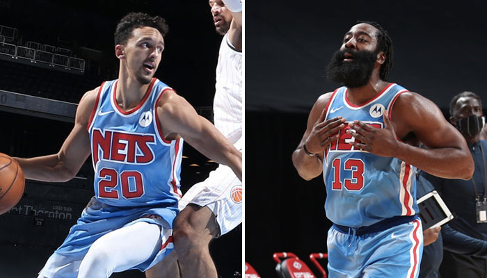 L’arrière des Brooklyn Nets, Landry Shamet, aurait reçu un étrange cadeau de la part de son coéquipier star, James Harden, pour lui céder son numéro 13