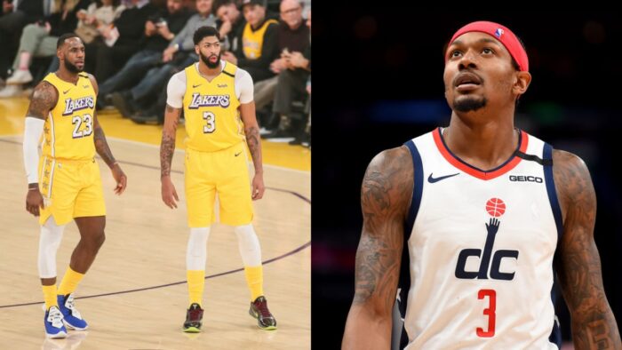 LeBron James, Anthony Davis et Bradley Beal