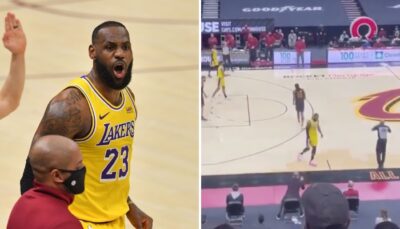 NBA – La vidéo de l’incident qui a chauffé LeBron révélée, le King réagit !