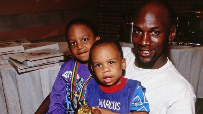 Michael, Marcus et Jeffrey Jordan