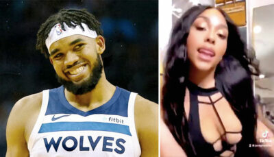 NBA – La copine de KAT affole les fans sur Tik Tok, il réagit !